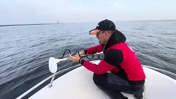 Первый тест Электромотора Haswing Cayman-B 55Lbs GPS.