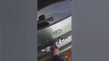 Работа активатора крышки багажника с замком 1119