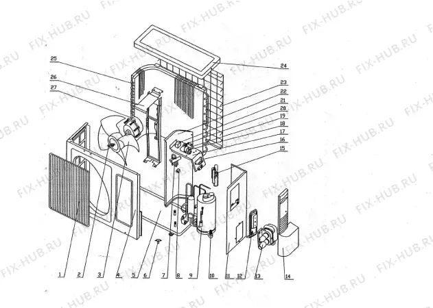 Электромотор для сплит-системы DELONGHI GR15013047